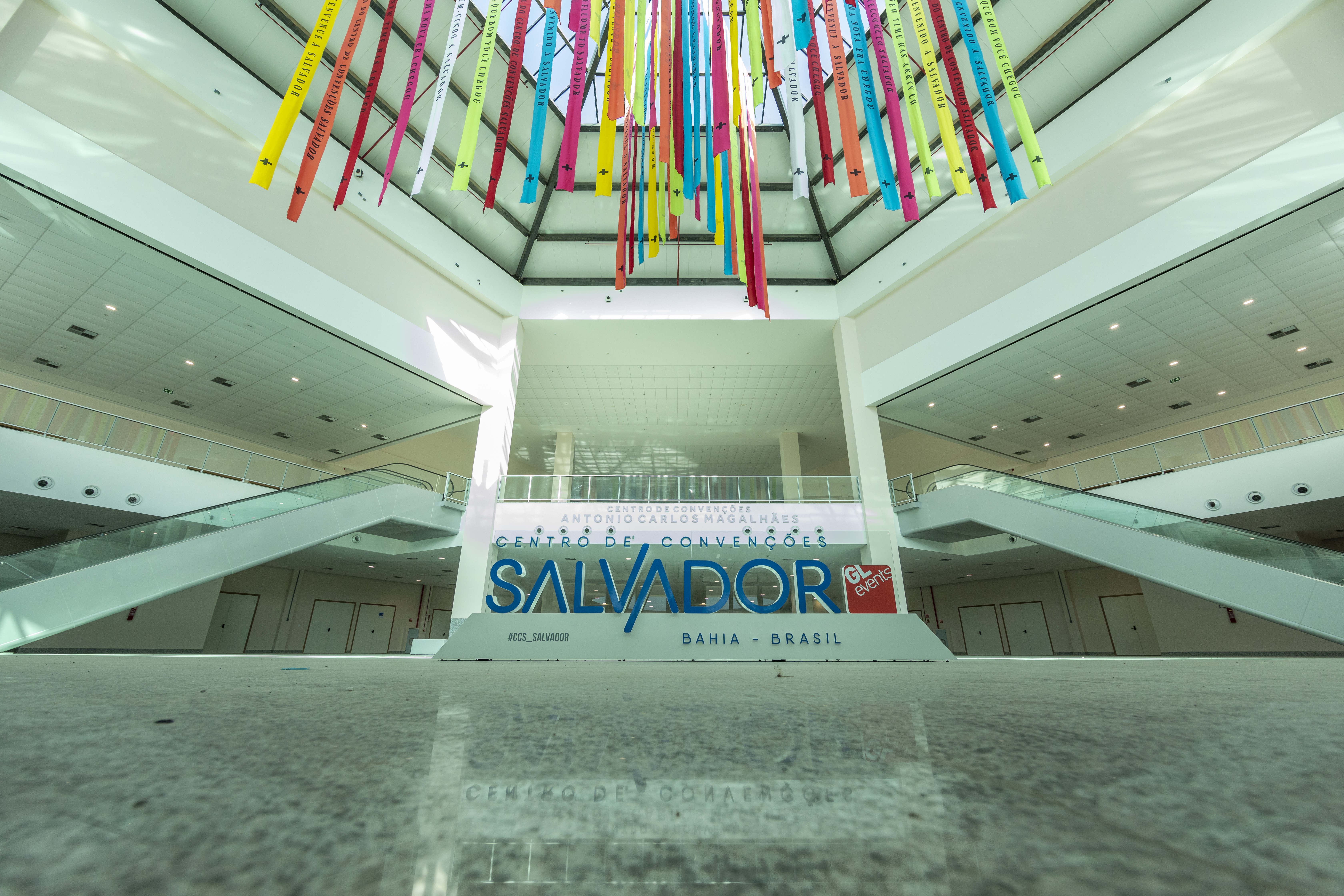 Main entrance of the Salvador Convention Center
