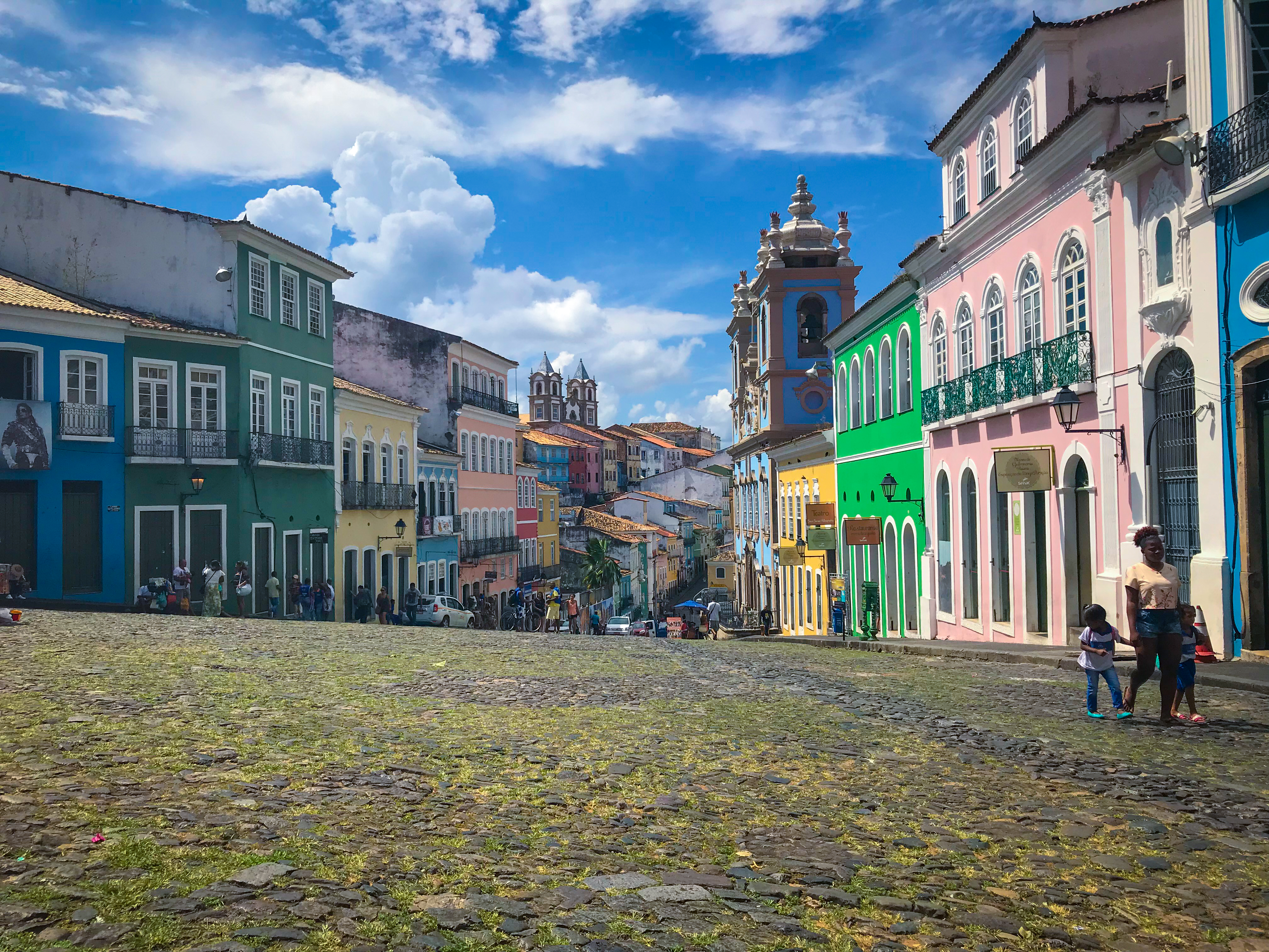 Colorful street in Pelourinho